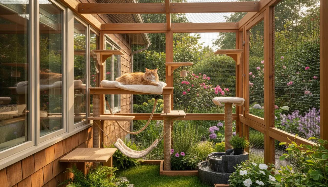 Le Catio : Offrir un Extérieur Sécurisé à Votre Chat