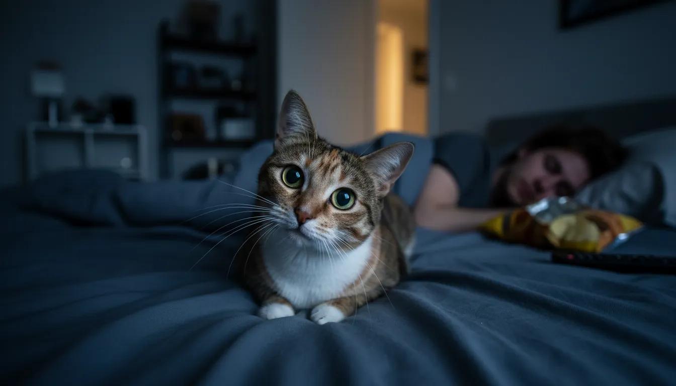 Pourquoi Mon Chat Me Réveille la Nuit ? Solutions et Explications