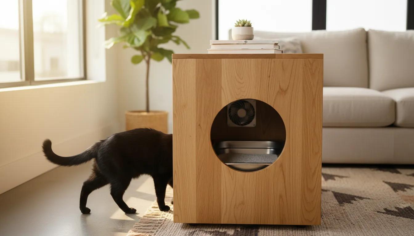 Litière Invisible : Les Meilleures Solutions pour Cacher le Bac de Votre Chat